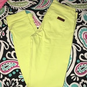 Joes Jeans Lemon Lime Color Pants